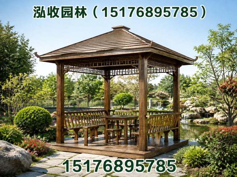 阿勒泰防腐木展示图